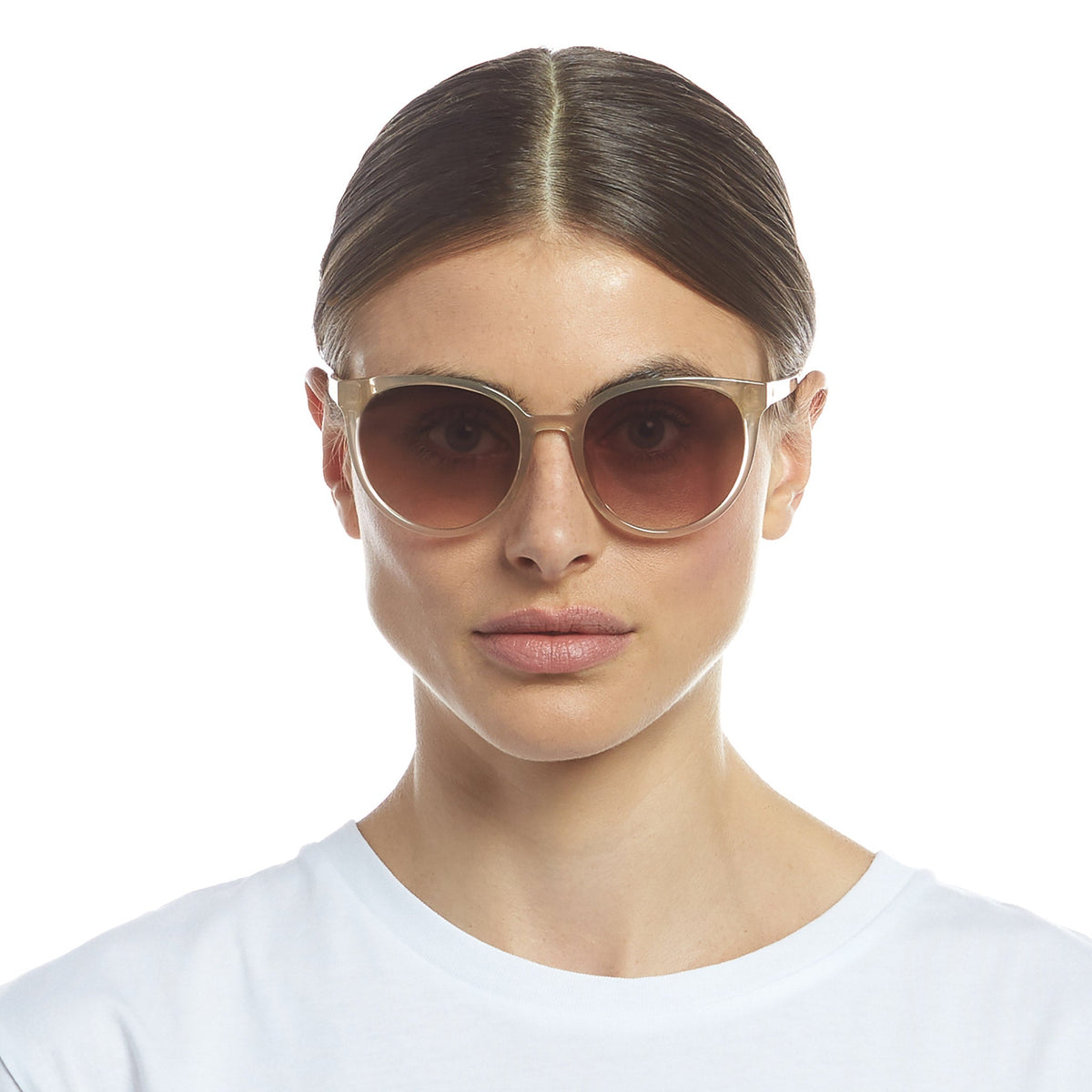 Le Specs Armada Sunglasses Clear Quartz PresenceConcept