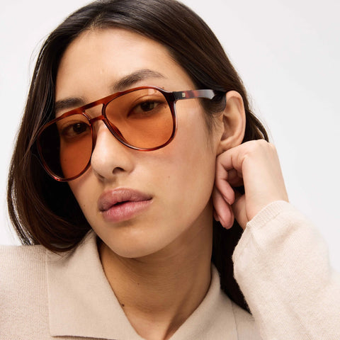 Le Specs Tragic Magic | Toffee Tort Sunglasses