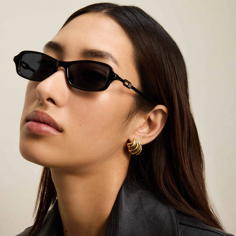 Le Specs Bamboozler | Black Sunglasses