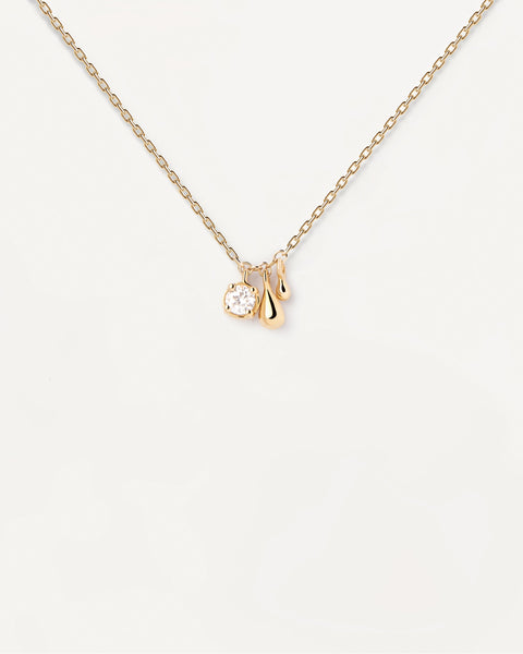 PDPAOLA Water Necklace - 925 Sterling Silver / 18K Gold Plating