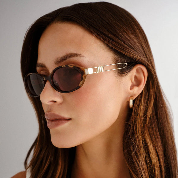 Le Specs Lunita Sunglasses | Tort