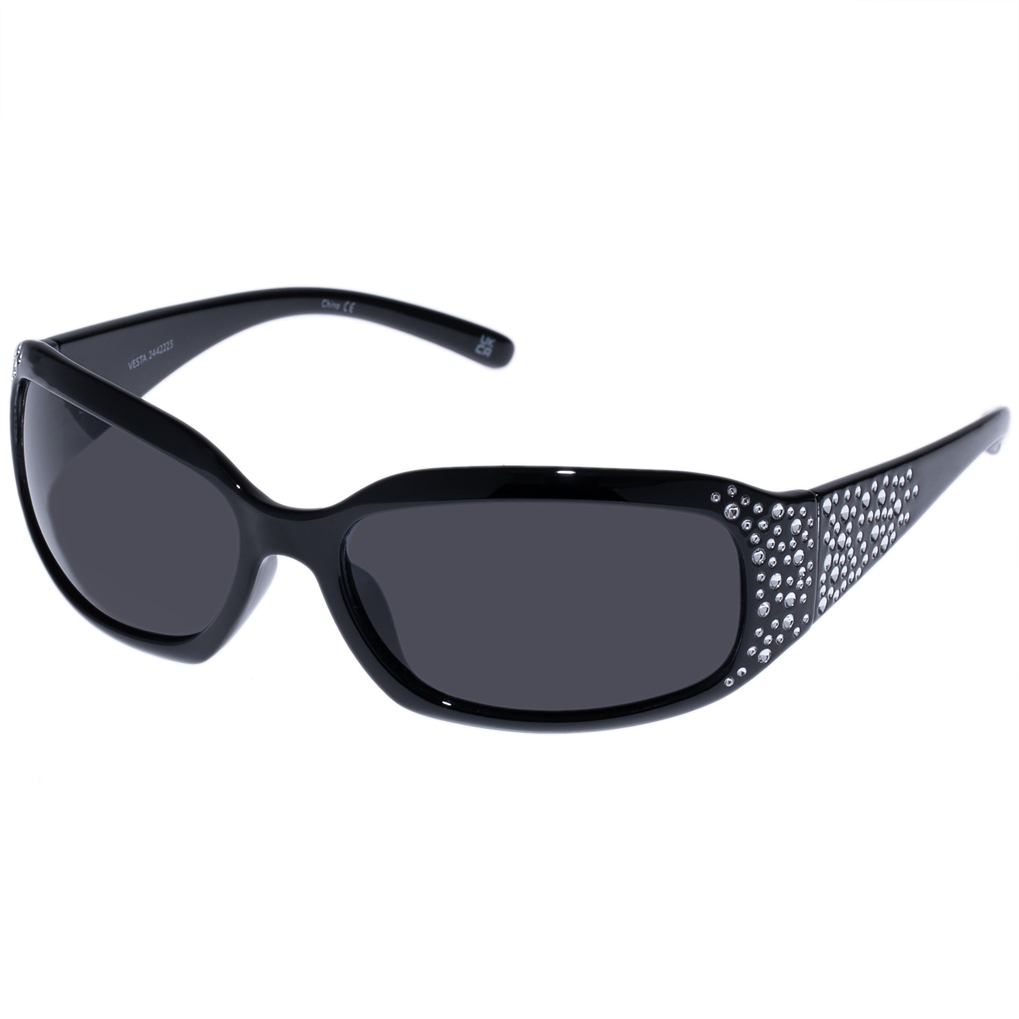 AIRE Vesta - Black Bedazzle Sunglasses