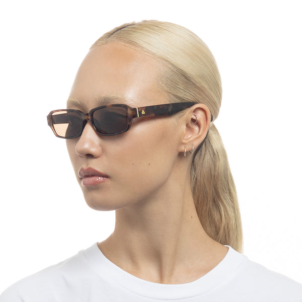 AIRE Crater Sunglasses - Dark Tort Gold