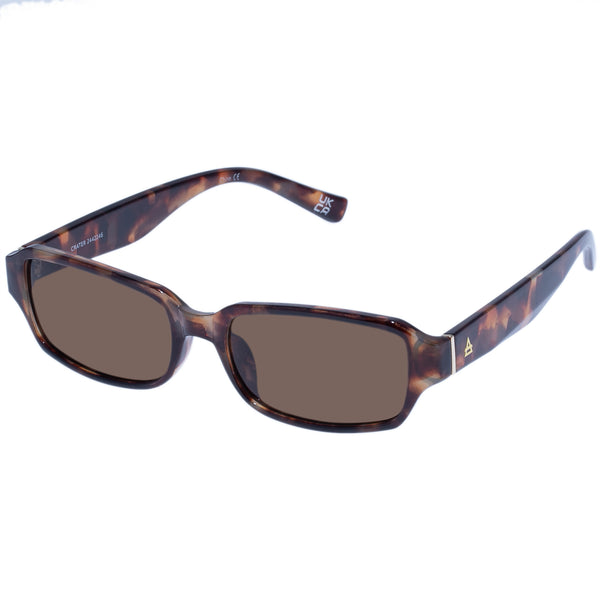 AIRE Crater Sunglasses - Dark Tort Gold