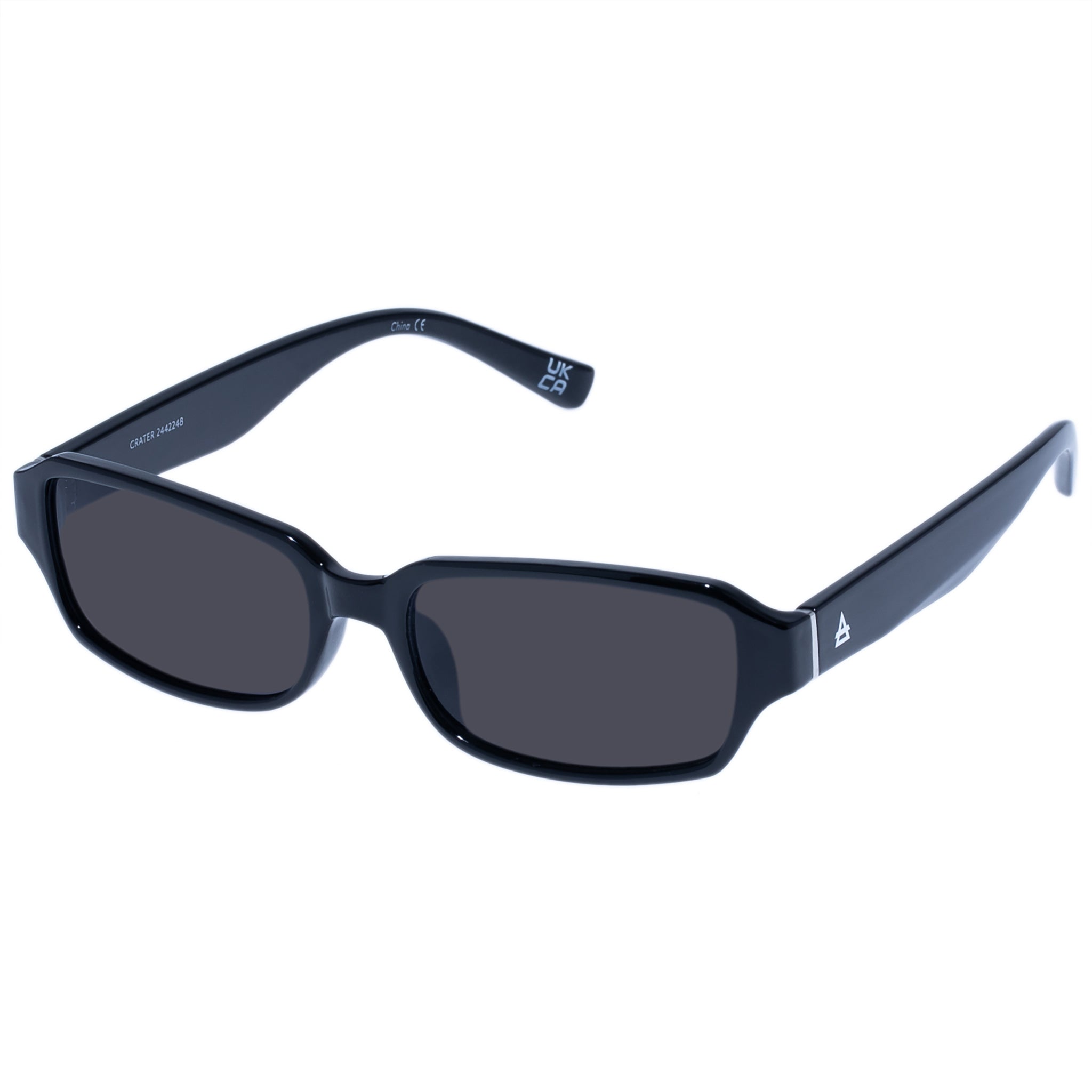 AIRE Crater Sunglasses - Black Silver