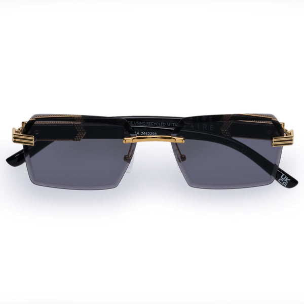 AIRE Nebula Sunglasses - Bright Gold Black