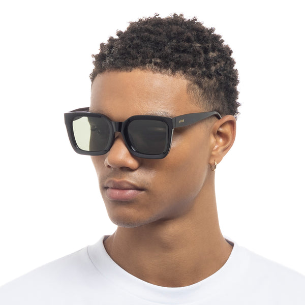 AIRE Abstraction Sunglasses - Black Polarized