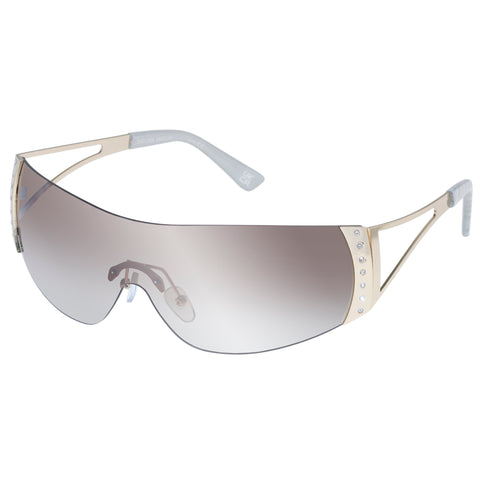 AIRE Saturn Sunglasses - Gold Ivory Seashell