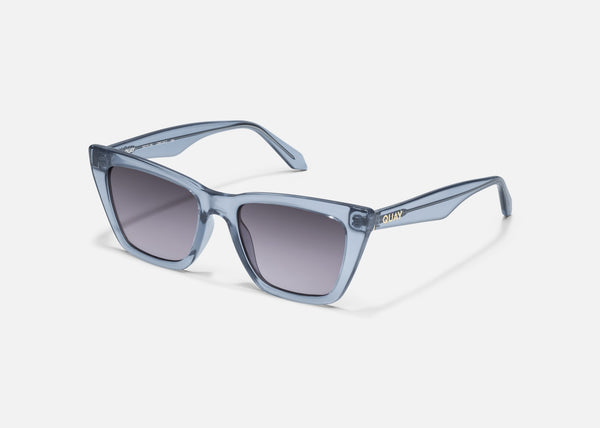 QUAY Call The Shots Sunglasses - Periwinkle/Smoke (Exclusive Colourway)