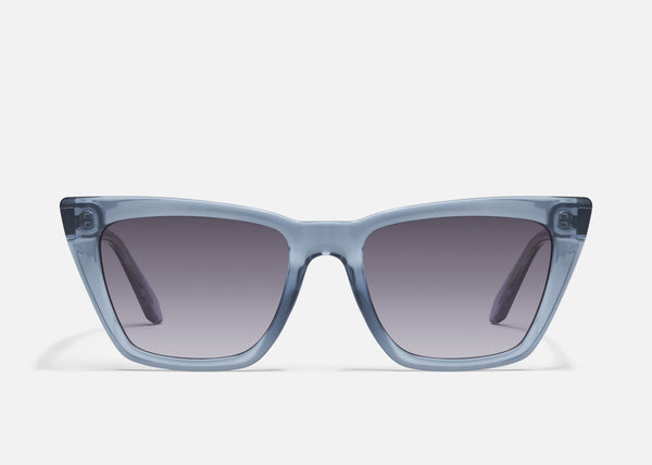 QUAY Call The Shots Sunglasses - Periwinkle/Smoke (Exclusive Colourway)