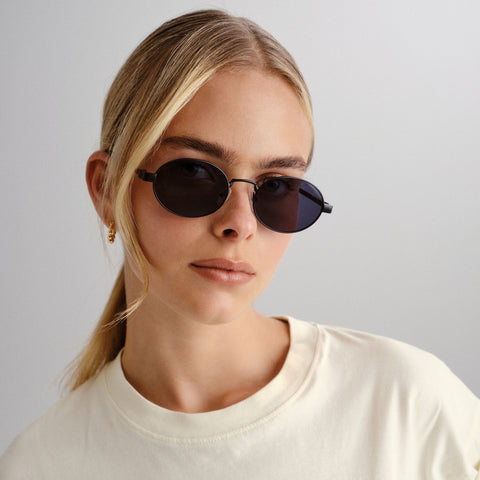 Le Specs Poseidon Deux | Matte Black Sunglasses