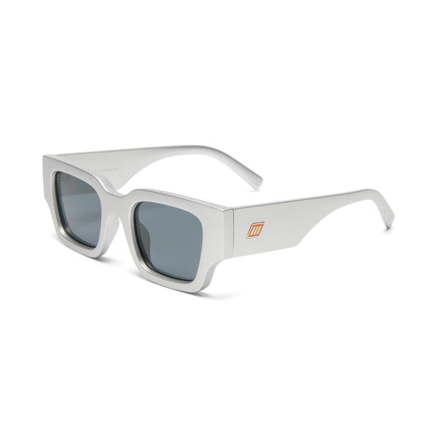 Le Specs Atlantis Sunglasses | Matte Silver