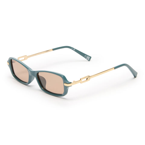 Le Specs Bamboozler Limited Edition | Seafoam Polarized Sunglasses (Truly On Holidays Collection)