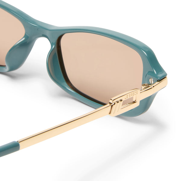 Le Specs Bamboozler Limited Edition | Seafoam Polarized Sunglasses (Truly On Holidays Collection)