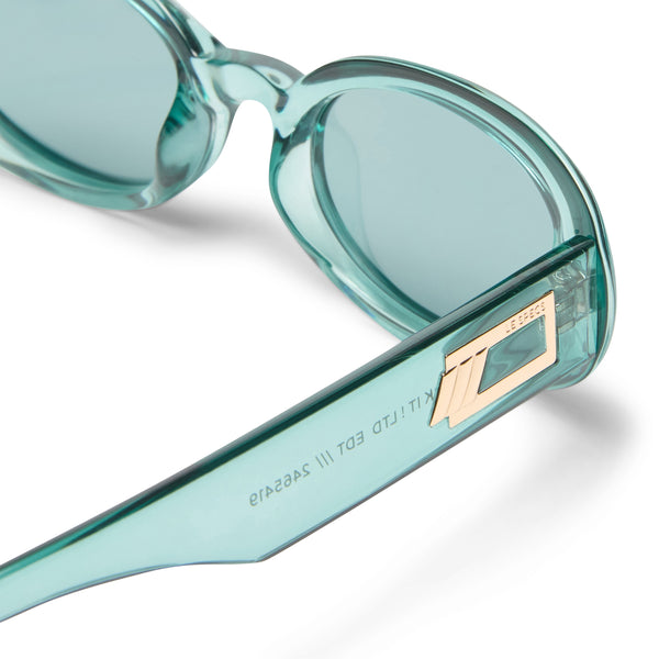 Le Specs Work It! Limited Edition | Seafoam Polarized Sunglasses (Truly On Holidays Collection)