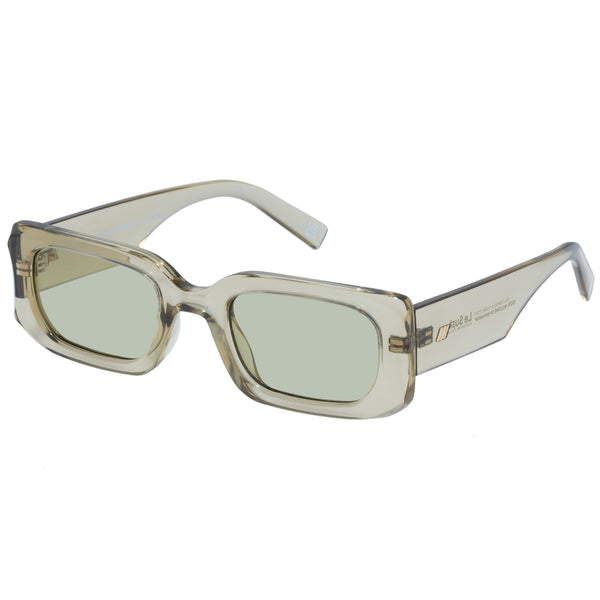 Le Specs Ripped Rebel | Olive Leaf Sunglasses (Le Sustain Collection)