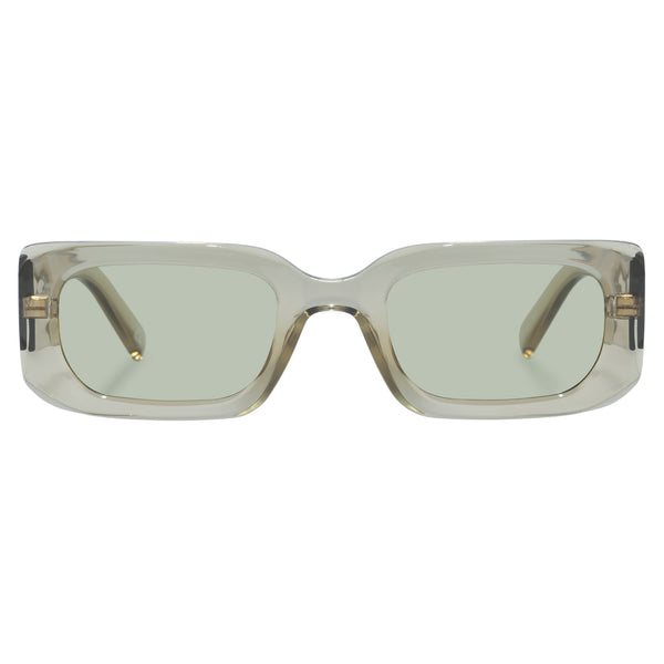 Le Specs Ripped Rebel | Olive Leaf Sunglasses (Le Sustain Collection)