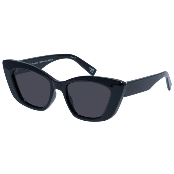 Le Specs Tranquil Turmoil | Black Sunglasses (Le Sustain Collection)