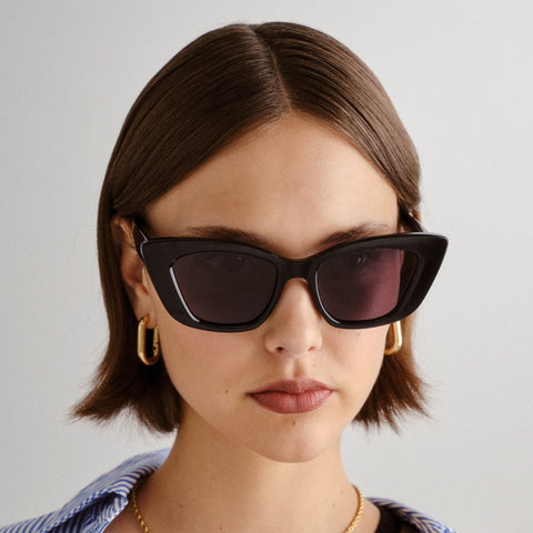 Le Specs Tranquil Turmoil | Black Sunglasses (Le Sustain Collection)