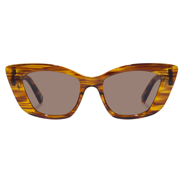 Le Specs Tranquil Turmoil | Woodstripe Sunglasses (Le Sustain Collection)