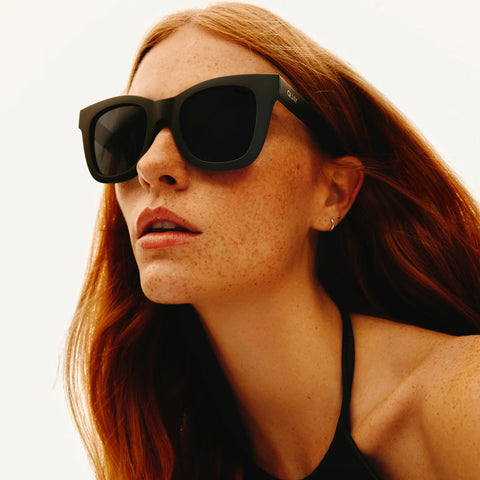 QUAY After Hours Sunglasses - Matte Black/Smoke