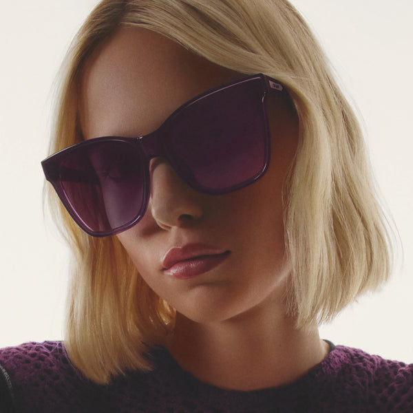 QUAY After Party Sunglasses - Amethyst/Dark Amethyst