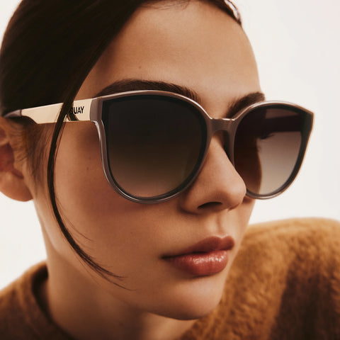 QUAY Date Night Sunglasses - Doe/Brown