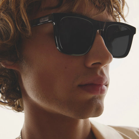 QUAY Flip Side Sunglasses - Black/Smoke Polarized