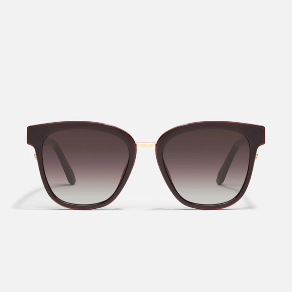 QUAY Act Natural Sunglasses - Chocolate/Dark Chocolate