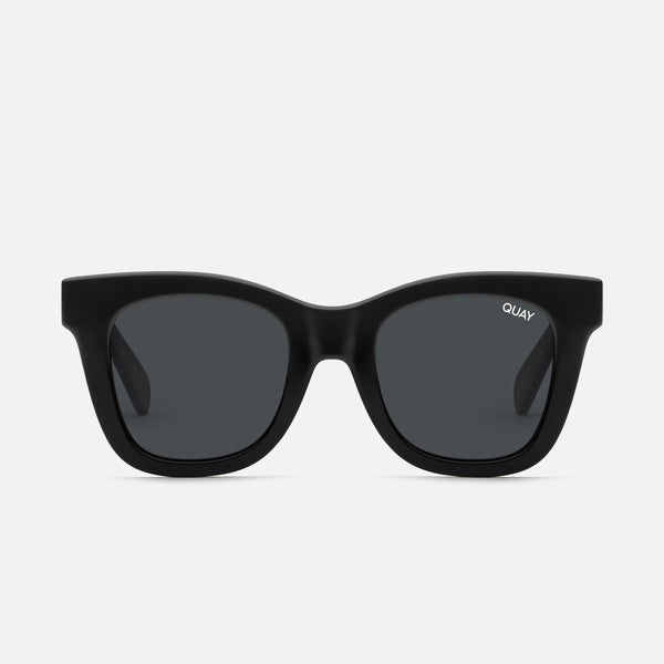 QUAY After Hours Sunglasses - Matte Black/Smoke