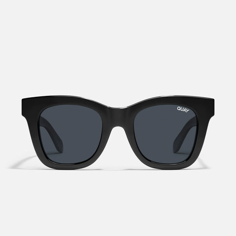 QUAY After Hours Sunglasses - Shiny Black/Smoke Polarized