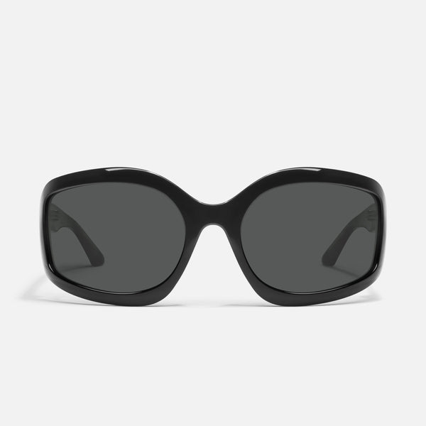 QUAY Current Mood Sunglasses - Black/Black