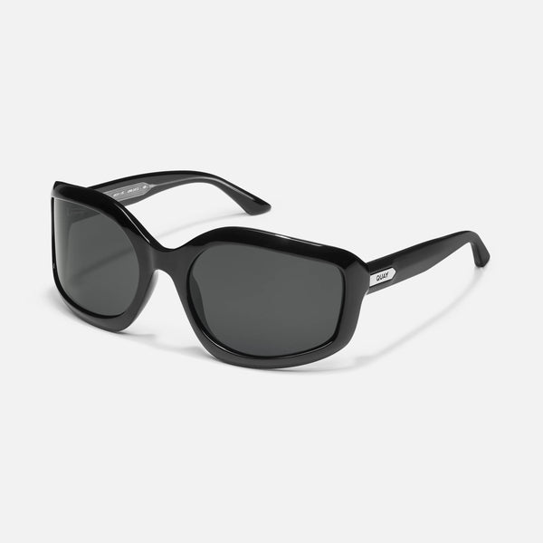 QUAY Current Mood Sunglasses - Black/Black