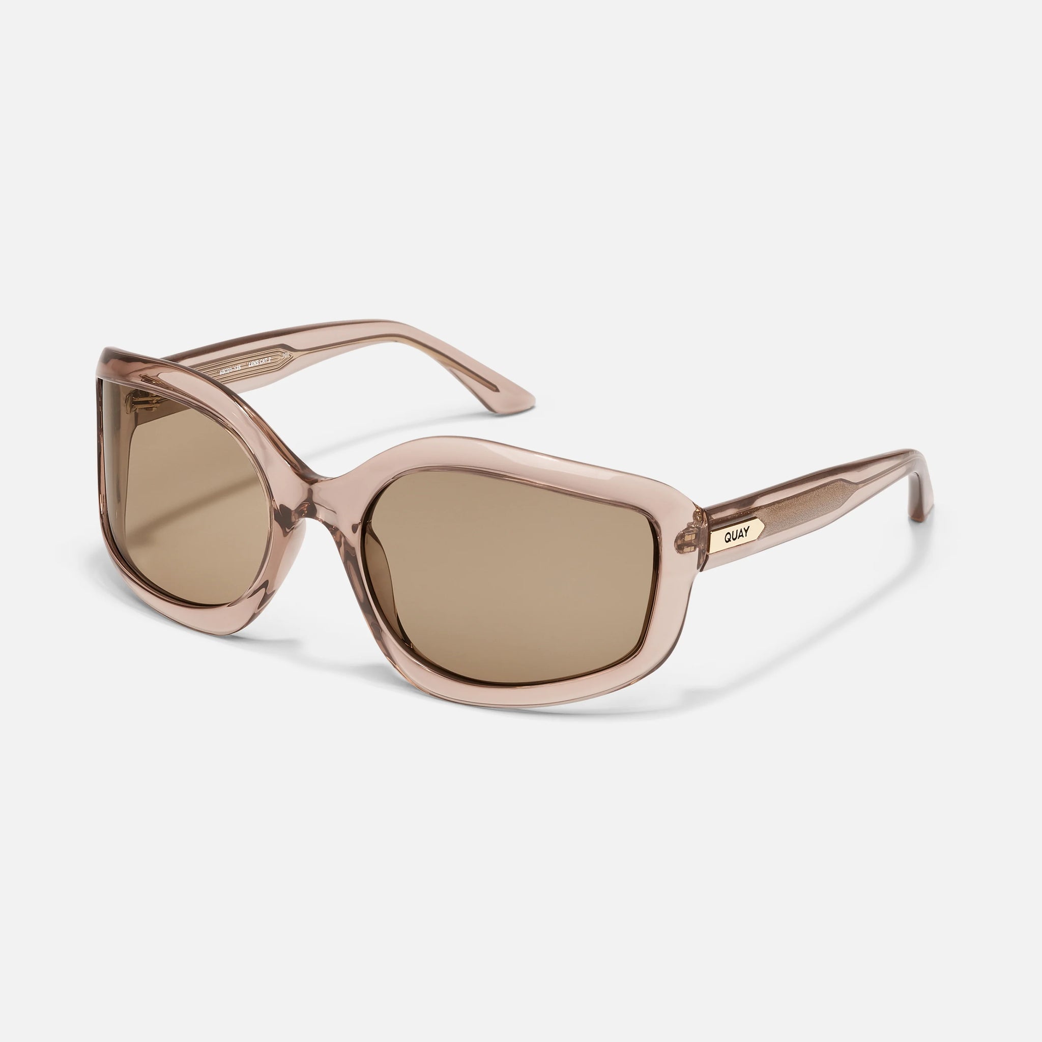 QUAY Current Mood Sunglasses - Doe/Tan