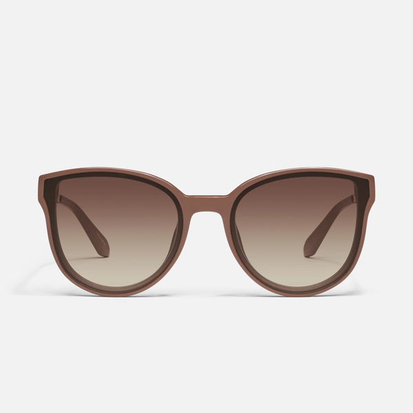 QUAY Date Night Sunglasses - Doe/Brown