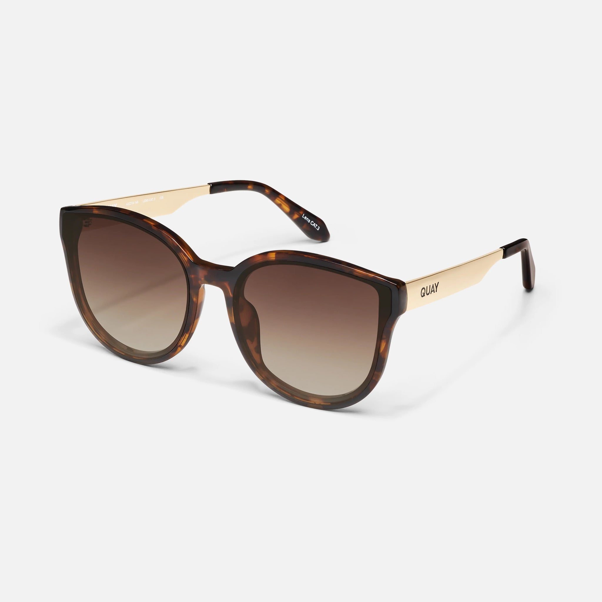 QUAY Date Night Sunglasses - Neutral Tort/Brown