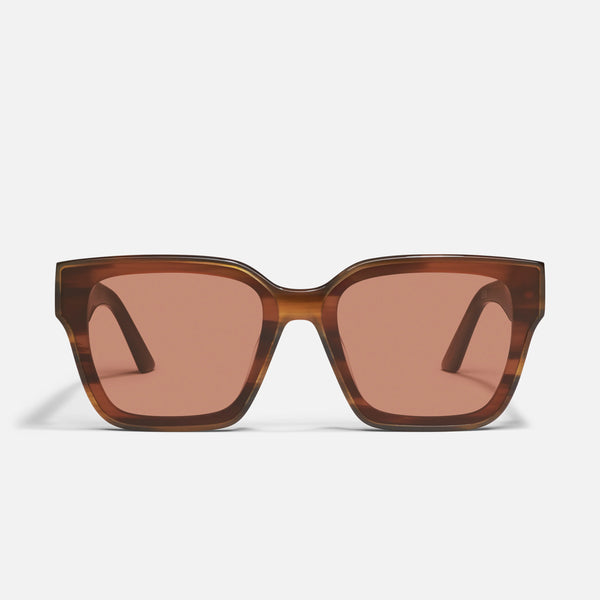 QUAY Drive In Sunglasses - Wood Tortoise/Dark Apricot