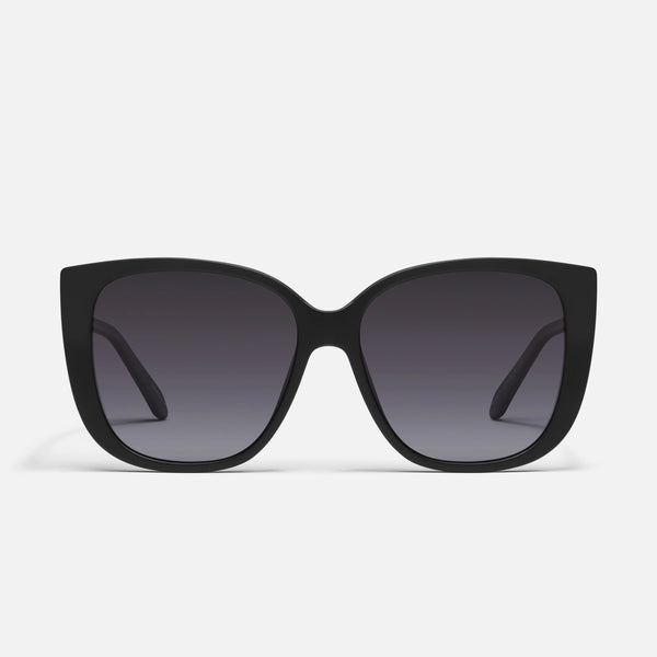 QUAY Ever After Sunglasses - Matte Black/Smoke Fade