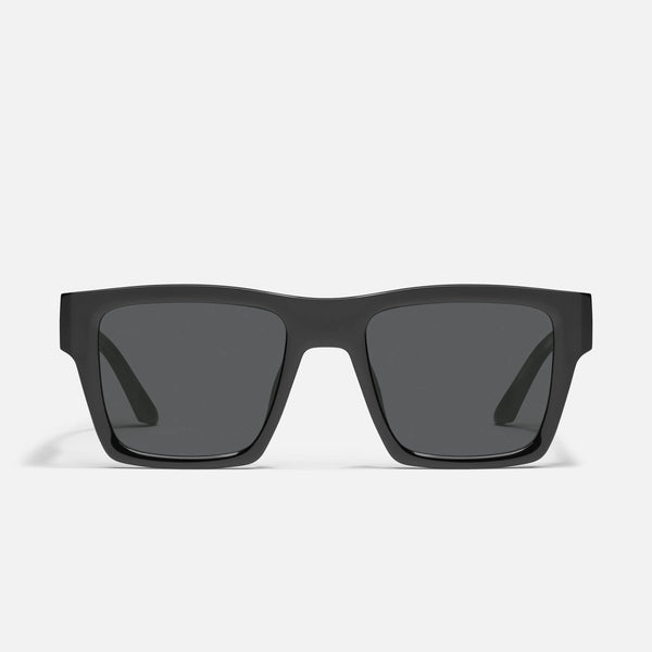 QUAY Fast Lane Sunglasses - Black/Smoke