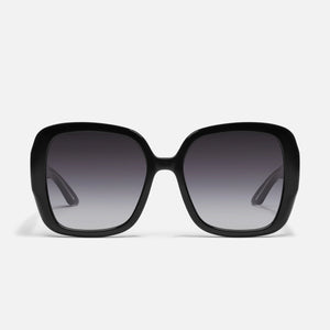 QUAY Full Glam Sunglasses - Black/Smoke