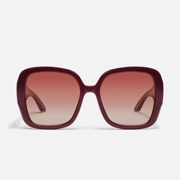 QUAY Full Glam Sunglasses - Pinot/Pinot Taupe