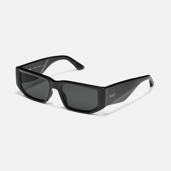 QUAY Good Time Sunglasses - Black/Black