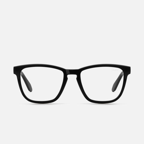 QUAY Hardwire Blue Light Glasses - Black/Clear