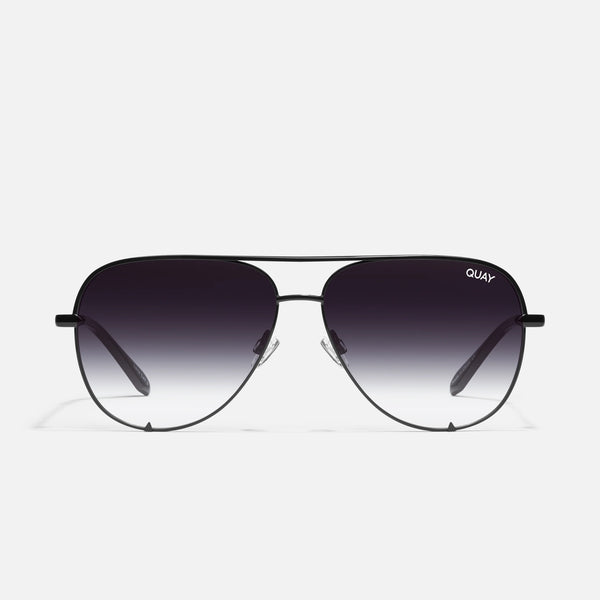 QUAY High Key Extra Large Sunglasses - Black/Fade