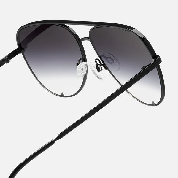 QUAY High Key Extra Large Sunglasses - Black/Fade