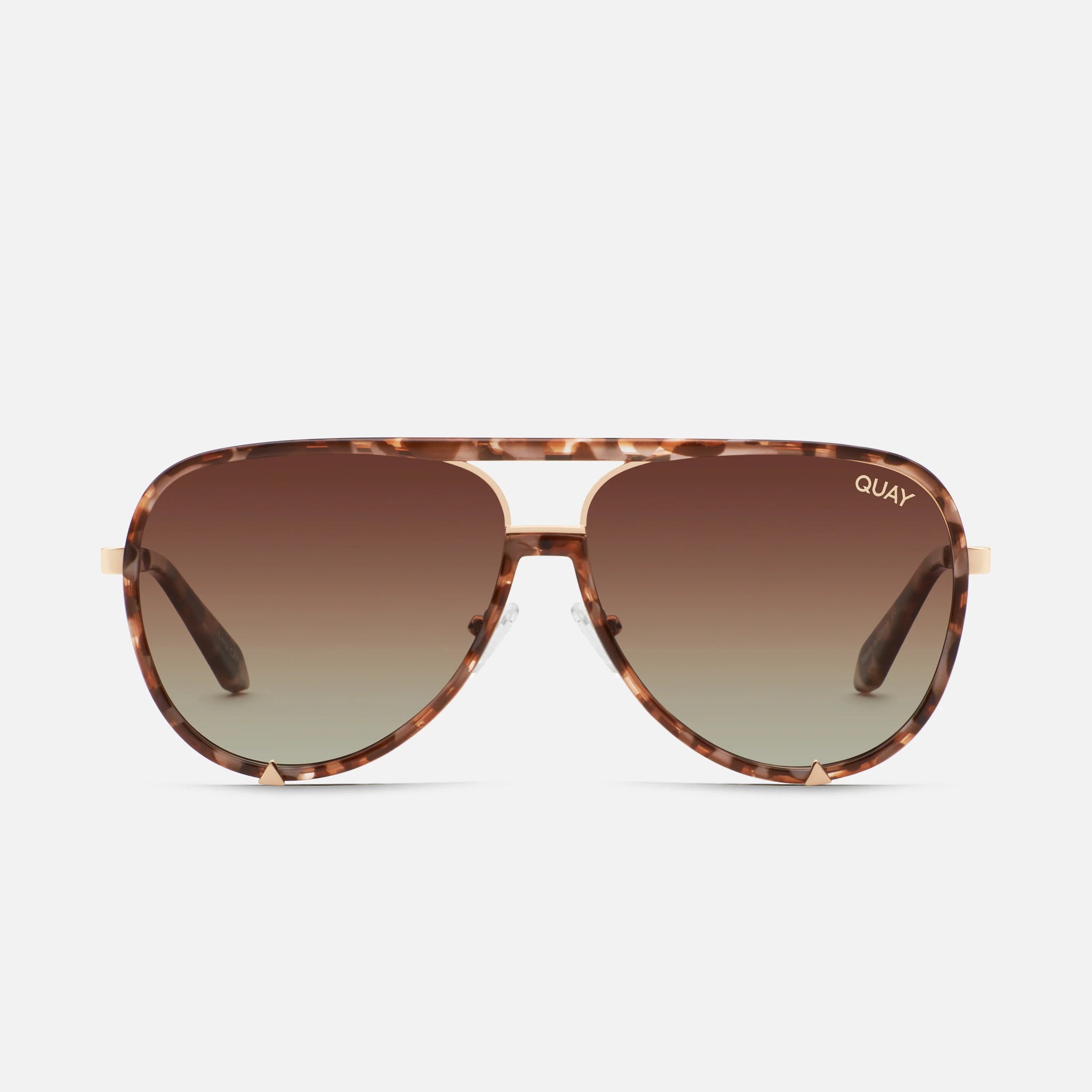 QUAY High Profile Luxe Sunglasses - Brown Tortoise/Brown Polarized