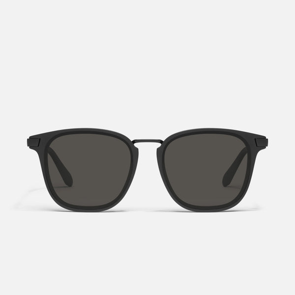 QUAY Jackpot Remixed Sunglasses - Matte Black/Black Polarized