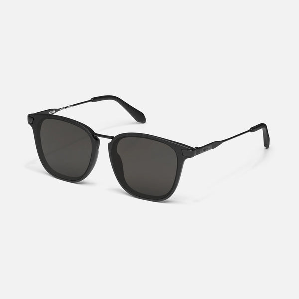 QUAY Jackpot Remixed Sunglasses - Matte Black/Black Polarized