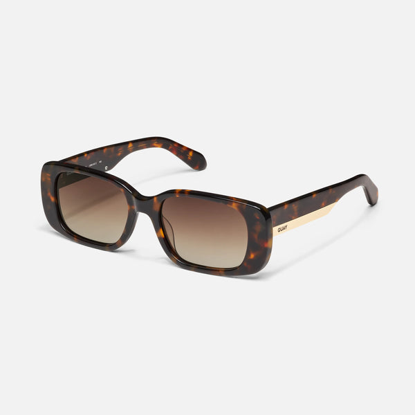 QUAY (The SZA Edit) Karma Sunglasses - Neutral Tort/Brown