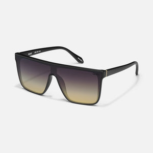 QUAY Nightfall Sunglasses - Matte Black/Black Gold